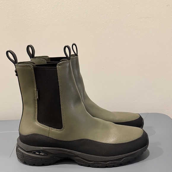 Coach Other - Coach Men's Olive and Black Rain Boots